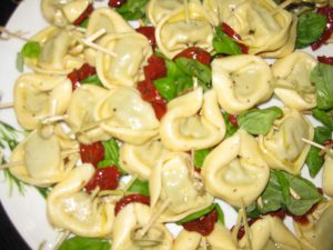Tortellini-Spieße