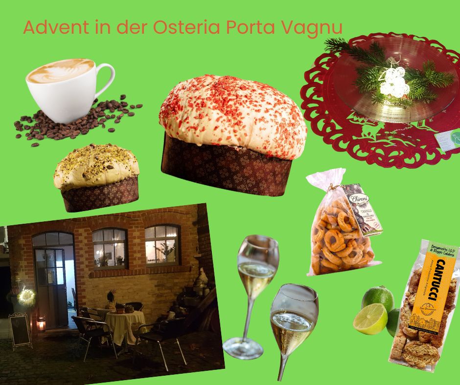 Vorweihnachtszeit in der Osteria Porta Vagnu