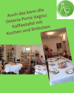 Kaffeegesellschaft in der Osteria Porta Vagnu