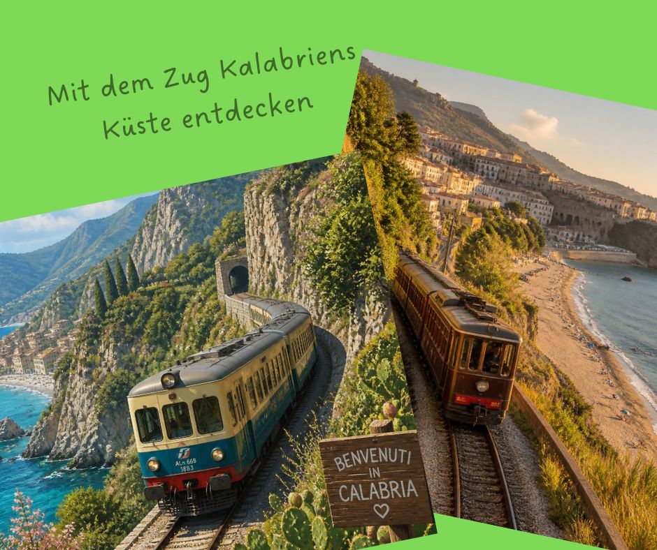 Mit dem Zug Kalabriens Küste entdecken