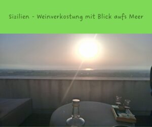 Sizilien Marsala oberhalb vom Meer Fina